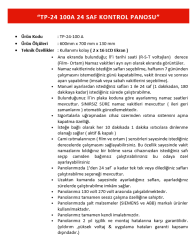TP-24-100 WİFİ'Lİ KONTROL PANOSU